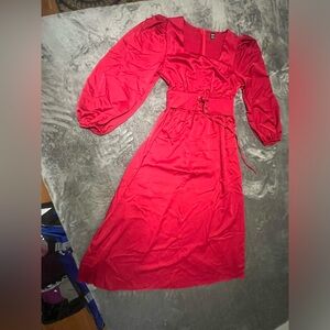 Unicolor dress size M6 used like new, beautiful and details